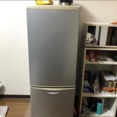【無料】パナソニック冷蔵庫お譲りします。 162ℓ シルバー
