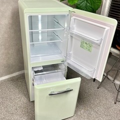 ☑︎ご成約済み🤝 eangle レトロデザイン 一人暮らし 冷蔵庫 おしゃれなミントグリーン🍃の画像