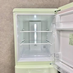 ☑︎ご成約済み🤝 eangle レトロデザイン 一人暮らし 冷蔵庫 おしゃれなミントグリーン🍃の画像