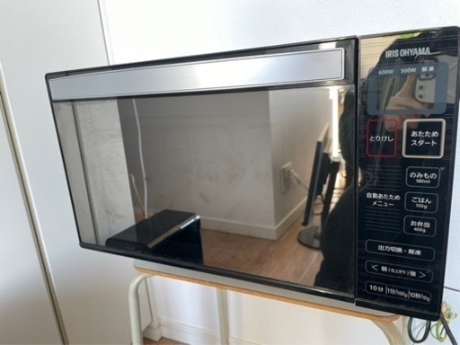アイリスオーヤマ 電子レンジ ミラータイプ 18L フラットタイプ
