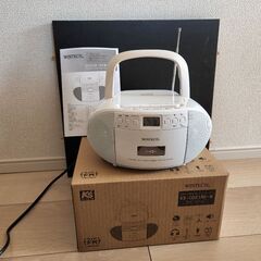 音が出ないラジカセ　ジャンク品