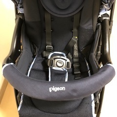 【お譲りする方決定！】ピジョンA型ベビーカー(ランフィリノンRA9Lネイビー )※ボトルホルダー付きの画像