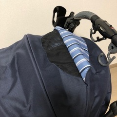 【お譲りする方決定！】ピジョンA型ベビーカー(ランフィリノンRA9Lネイビー )※ボトルホルダー付きの画像