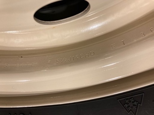 ルノーカングー  スタッドレスタイヤホイールセット