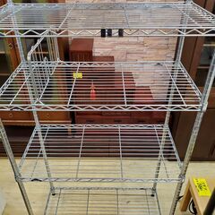 HOME ERECTA ホームエレクター 4段 ワイヤーシェルフ メタルラック ラック■横幅90cm×奥行45cm×高さ190cm■近隣配送無料 買取帝国 朝霞店の画像