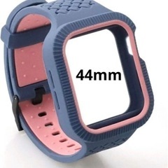 Apple Watch 44mm バンド 保護ケース 一体型バン...