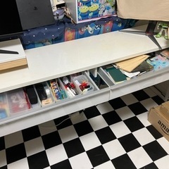 【取りに来られる方限定】無料IKEA ベストーブルシュPC デスク　2人用の画像