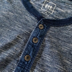 GAP メンズ XS ロンT ２枚セット　ヘンリーネックの画像
