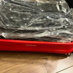 着脱式2WAYホットプレート レッド PHP-24W-Rの画像