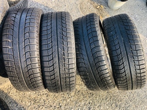 冬タイヤ 205/60R16 オデッセイ Sワゴン用アルミ付きミシュランスタッドレス 4本組