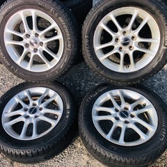 冬タイヤ 205/60R16 オデッセイ Sワゴン用アルミ付きミ...