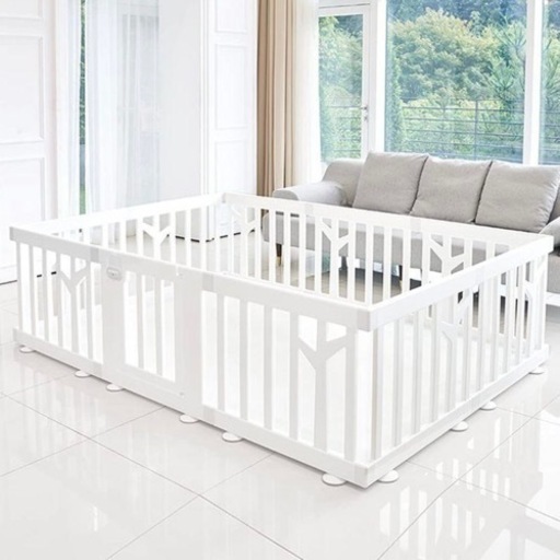 ベビーサークル バーチ ホワイト 10枚 訳あり IFAM doridori