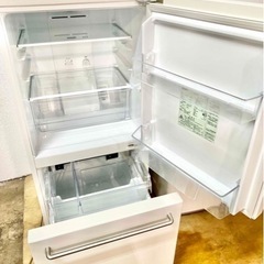 【無印良品】藤澤直人デザイン♪157L 2ドア冷蔵庫 バータイプのシンプルデザイン ホワイト 新生活 オフィス 説明書付き♡ 日時確定の方優先の画像