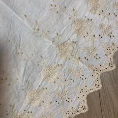 カフェカーテン　レース　カーテン　花柄の画像