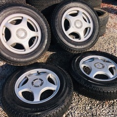 冬タイヤ 165/80R13 軽用アルミ付き 深溝スタッドレス 4本組