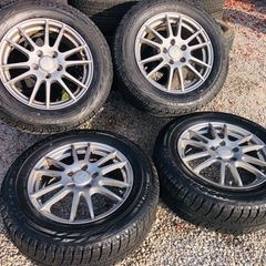 冬タイヤ  215/60R16 PCD114アルミ付きスタッドレス 4本組