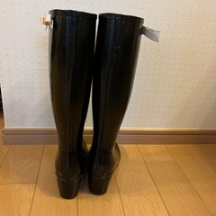 ケイトスペード　長靴　レインシューズ　黒　の画像