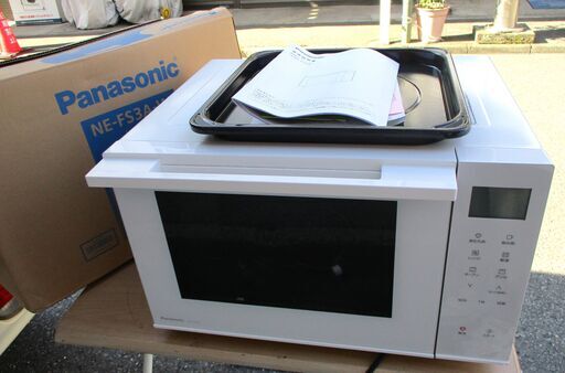 ☆パナソニック Panasonic NE-FS3A-W オーブンレンジ 23L◆2023年製・シンプルな暮らしを求める人に好評なスタイリッシュモデル