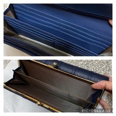 クレリア長財布（ネイビー）の画像