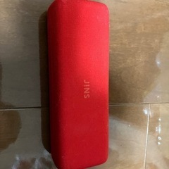 JINS メガネケース赤の画像