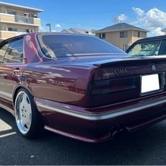 売却済　受付終了致しました　日産 Y31シーマ　タイプⅡLTD 全国陸送　エアサス　ローダウンの画像