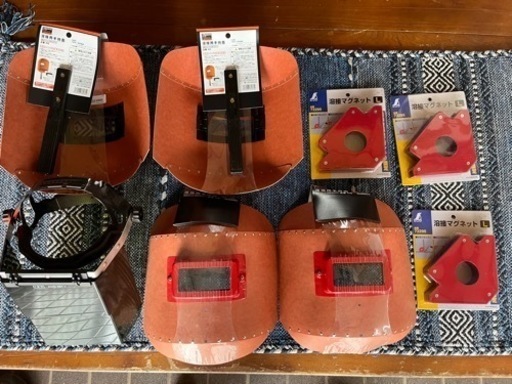 溶接必需品！溶接面と溶接マグネット‼