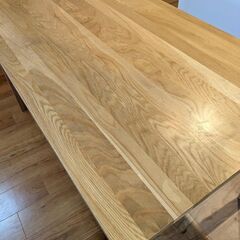 無印良品 MUJI タモ材 ダイニングテーブル