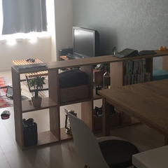 【MUJI】無印良品　スタッキングシェルフセット・５段×２列・オーク材の画像