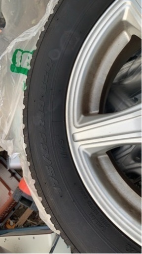 スタッドレスアルミホイル付きタイヤ