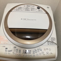 年内限定TOSHIBA(東芝) AW-80VME1 縦型洗濯乾燥機