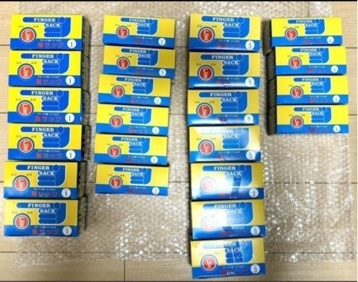 仁王指サック 20本入　サイズ色々　23箱セット