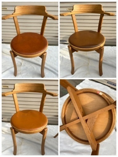 【取引中】B424 ASAHIKAWA家具 テーブル チェア セット CONDE HOUSE 