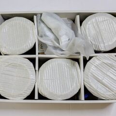 未使用:コーヒーカップセット5客 蓋と陶器のスプーン付(箱あり)の画像