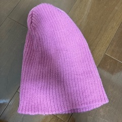 【値下げしました】ピンクのニット帽