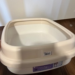 リッチェル ドーム型トイレ コロル55大きめトイレ 猫砂 爪研ぎ セットの画像
