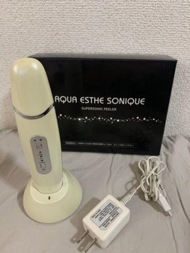 アクアエステソニック 美顔器 ウォーターピーリング EMS スーパーソニックピーラー