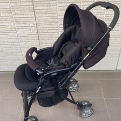 👶🏻新生児から使える⭐︎黒⭐︎ベビーカー⭐︎説明書あり