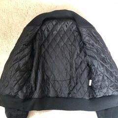 黒ブルゾン レディースMサイズの画像