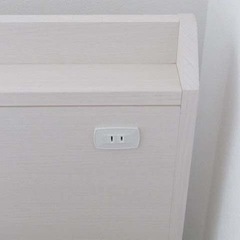 【都内発】ダブルベット収納付き！マットレスあり【美品】の画像