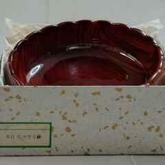 未使用:木製菓子鉢 20×6cm　②の画像