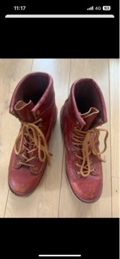ダナー　Danner のプレーントゥ Vibramソールのワークブーツ