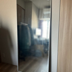 176 x 77cm(ホワイト) 全身鏡 スタンドミラー 大型（定価20,000円）の画像
