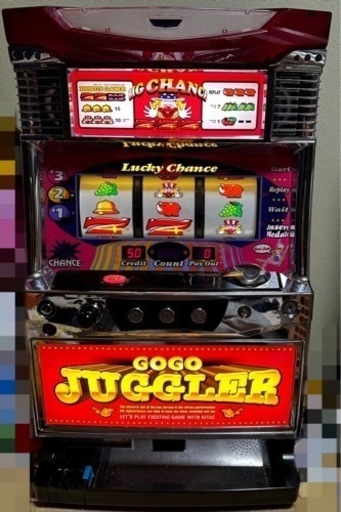 ゴーゴージャグラーKK コイン不要機付 実機🤡
