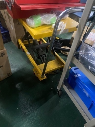 リフトテーブル 油圧式 手押し 台車 手動 キャスターリフトアップ ストッパー 大型 150kg 昇降台 作業台 運搬 荷物 積み下ろ