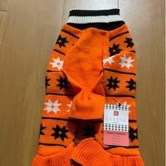 クリスマスペットセータースターニットドッグスカートの画像