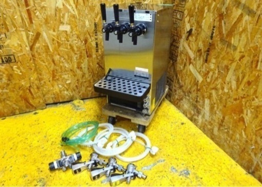 6462【程度良好】2019年製 3口生ビールディスペンサーVT-30D-T 6462