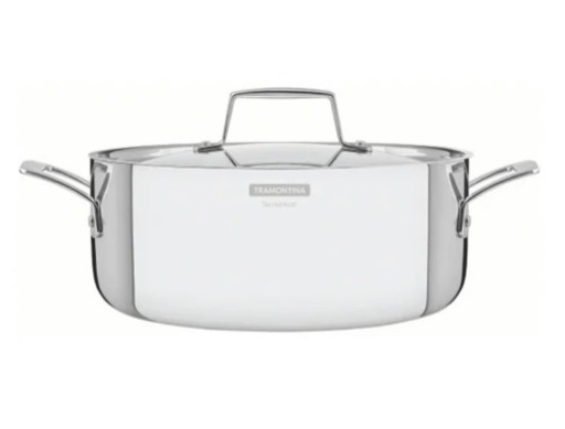 【新品未使用】  深型両手鍋　トラモンティーナ　グラーノ　キャセロール　24cm　定価18,000円(税込19,800円) 円