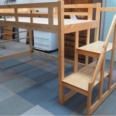 木製ロフトベット