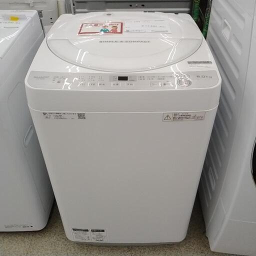 SHARP 洗濯機 18年 6kg TJ2263