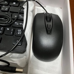 新品　パソコン　キーボード　マウス　セット　有線　テンキー付きの画像